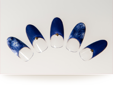 逆フレンチタイダイ